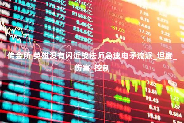传金所 英雄没有闪近战法师急速电矛流派_坦度_伤害_控制